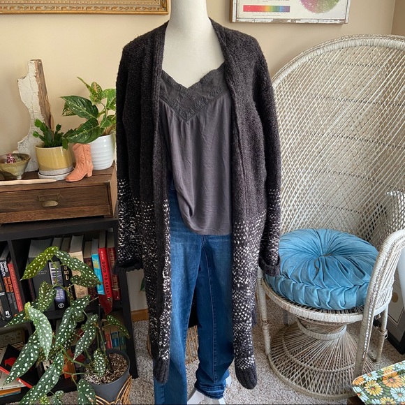 Universal Thread Jacquard Duster Cardigan - Picture 4 of 9